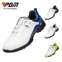 PGM Golf Shoes Mens Waterproof Breathable Golf Shoes Male Rotating Shoelaces Sports Sneakers Non-slip Trainers XZ143