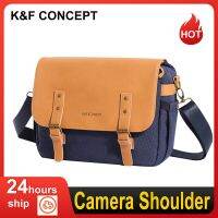 K &amp; F กระเป๋าสะพายไหล่กล้องแนวคิดกันกระแทกสำหรับ Dslr/slr/ กล้องไร้กระจกเคสที่ถอดออกได้เหมาะกับแล็ปท็อป14นิ้ว