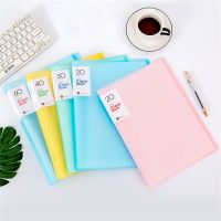 A4 Folder Transparent Plastic Folder Student Test Paper Classification and Storage School Office Supplies File Organization