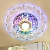 New Crystal LED Colorful Lighting Living Room Ceiling Fixture Chandelier Decor Light Interior Design Modern Fashion