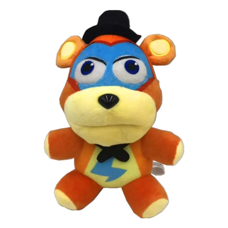 FNAF-Anime Plush Toy para Crianças, Urso, Sly, Coelho, Desenhos Animados,  Freddy, Fazbear, Animais, Kawaii, Presentes de Aniversário, Novo, 18cm