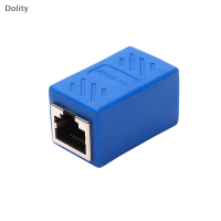 Dolity อะแดปเตอร์เครือข่ายตัวเมียกับสายเคเบิลตัวขยาย RJ45ตัวแปลงสายอีเทอร์เน็ต