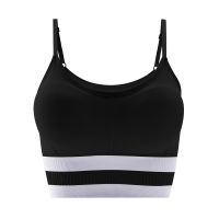 20212021 new sexy seamless knitted adjustable shoulder straps comfortable and breathable sports ladies bra underwear