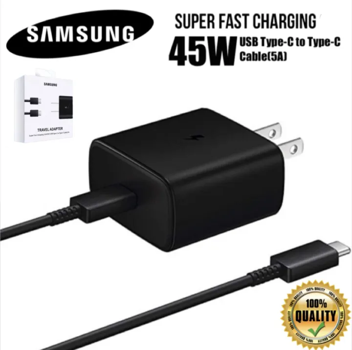 Original Samsung 45W PD Original Super Fast Charging Travel Charger