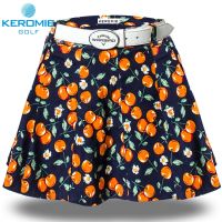 2023 ┋☸❦ Special offer Korean golf skirt womens anti-exposure pants skirt tennis badminton sports printed A-line skirt