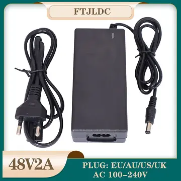 54.6v 2a Charger Electric Bike Lithium Battery Charger For 48v Li-ion  Lithium Battery Pack 5521 Xlr Plug 48v 2a Charger