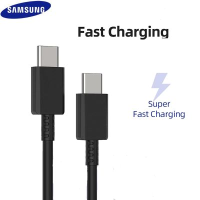 [HOT RUXMMMLHJ 566] S21 Samsung ของแท้ S20 5G 25W สายชาร์จเร็วชนิด C เป็น Type C Pd PPS ชาร์จเร็วสำหรับ Galaxy Note 20 Ultra 10