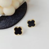 black vca - morning.earrings