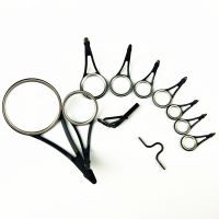 NooNRoo Stainless Steel Ring Guide Set Spinning Fishing Rod Repair Guide Set 11Pcs/ Bag