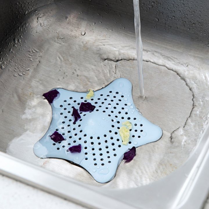 cc-starfish-silicone-filter-floor-drain-cover-sink-anti-clogging-filter-kitchen-bathroom-accessories-gadgets
