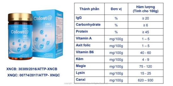 Sữa non colost dành cho phụ nữ mang thai 100v - ảnh sản phẩm 6
