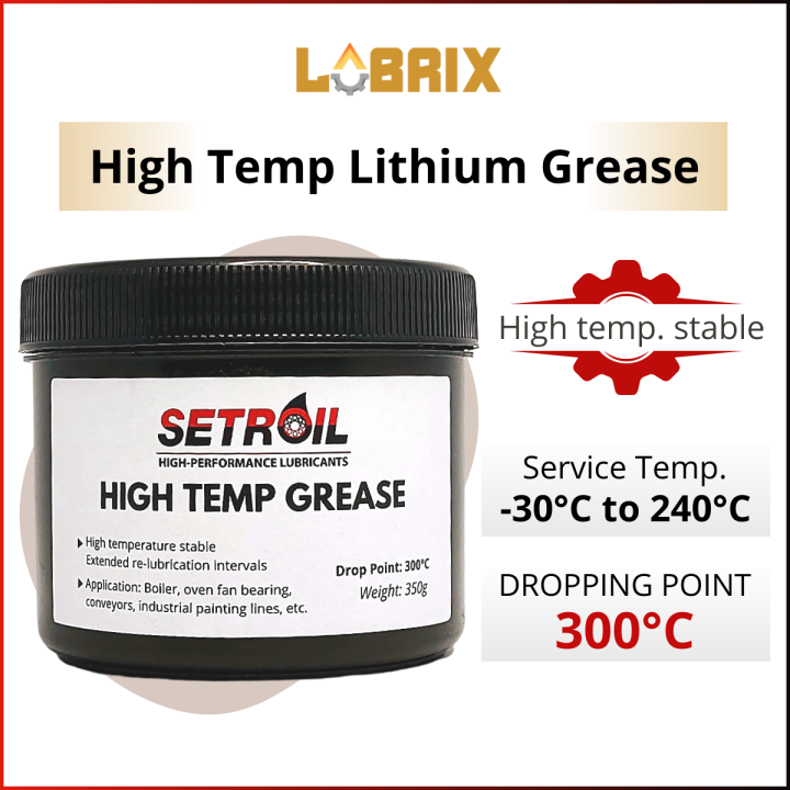 LUBRIX Setroil High Temp Grease Lithium Grease Bearing Grease High