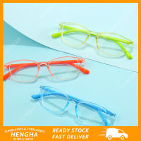 【HENGHA】COD แว่นตาป้องกันรังสีสำหรับเด็กกรอบแว่นตาคอมพิวเตอร์แบบยืดหยุ่นเลนส์เปลี่ยนได้