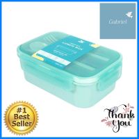 กล่องอาหาร+ช้อนส้อม KECH PASTEL 1238 0.85 ลิตร สีเขียวBENTO BOX WITH CUTLERY KECH PASTEL 1238 0.85L GREEN **ขายดีที่สุด**