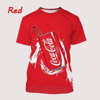 T SHIRT - Coca-Cola Coke Cool Red Hiphop 3D Print Women Men Summer Shirt Casual short sleeve 29  - TSHIRT