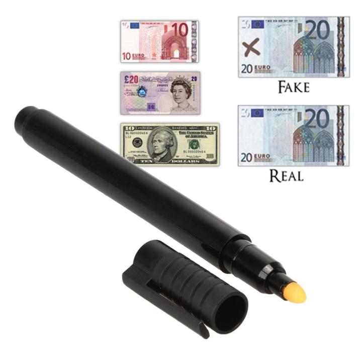 money-checker-เครื่องตรวจจับของปลอมเครื่องหมาบปลอมธนบัตรปากกาสีดำ