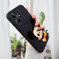 เคส PMP สำหรับ Realme C53 Realme Narzo N53การ์ตูนมิกกี้เมาส์เคสโทรศัพท์ของเหลวทรงสี่เหลี่ยมดั้งเดิมปลอกซิลิโคนเคสป้องกันทนแรงกระแทกกล้องคลุมทั้งหมด