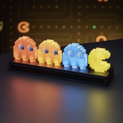 Cute creative comic Pac Man lamp PAC war voice controlled USB night lamp intelligent music rhythm color changing desk lamp