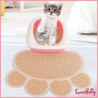 Sweet Belly   แผ่นดักทรายแมว แผ่นดักทรายแมว พรมอุ้งเท้าแมวลับเล็บแมว Cat litter pad - Cat litter Mat