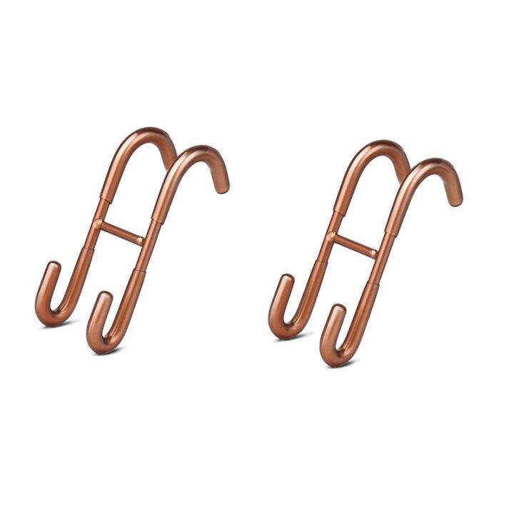 304 Stainless Steel S Hook Back Hook of Plastic Glass Door Towel Double