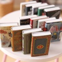 10pcs 1/12 Dollhouse Miniature Mini English Book for Blyth Barbies Doll House Funiture Decor Accessories Nails Screws Fasteners