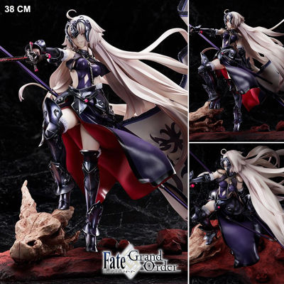 Figure ฟิกเกอร์ จากการ์ตูนเรื่อง Fate Grand Order เฟทแกรนด์ออเดอร์ Ruler Avenger Jeanne dArc Alter Santa Lily อเวนเจอร์ส ฌาน ดาร์ก นักบุญแห่งออร์เลอ็อง อัลเตอร์ ซานตา ลิลี่ Kuraki Honoo wo Matoishi Ryuu no Majo 1/7 สูง 38 cm Ver Anime Hobby โมเดล ตุ๊กตา