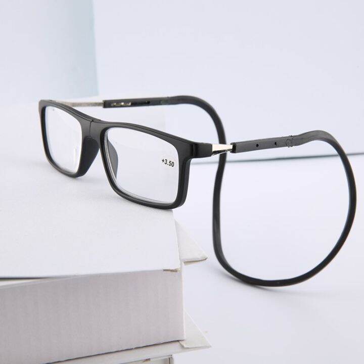 Hang Neck Reading Glasses Women Man Presbyopia Glasses Soft