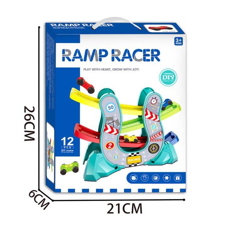 gliding-cars-ramp-racer-cars-race-track-car-4-levels-zig-zag-ramp-car-racing-toy-vehicles-for-toddler-education-learning-gift