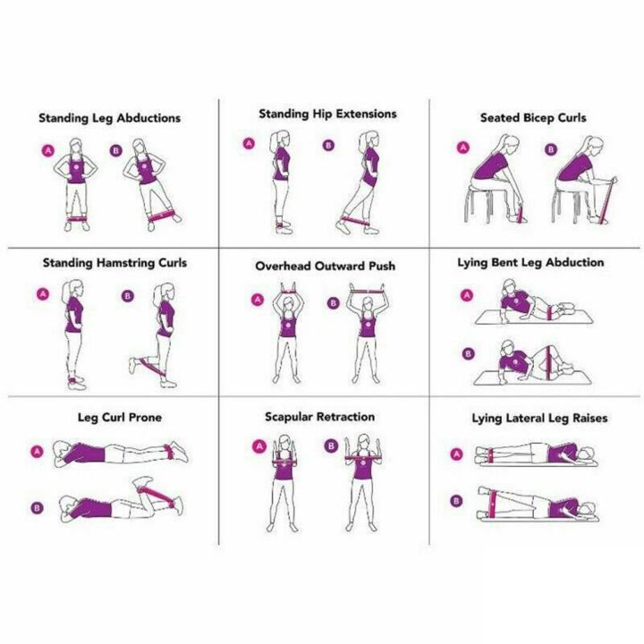 rongjingmall-สายรัดสายรัดยางยืดสำหรับฝึกความแข็งแรงของแขนสายรัดต้นขาผ้าดึงโยคะเพื่อสุขภาพ