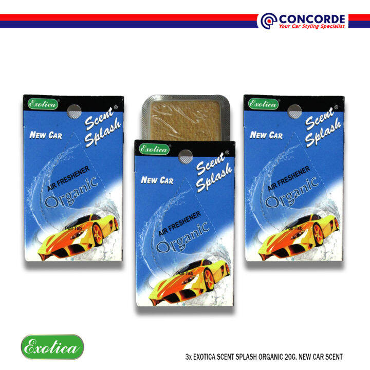 Concorde Exotica Scent Splash Organic 20 g. New Car Scent Lazada PH