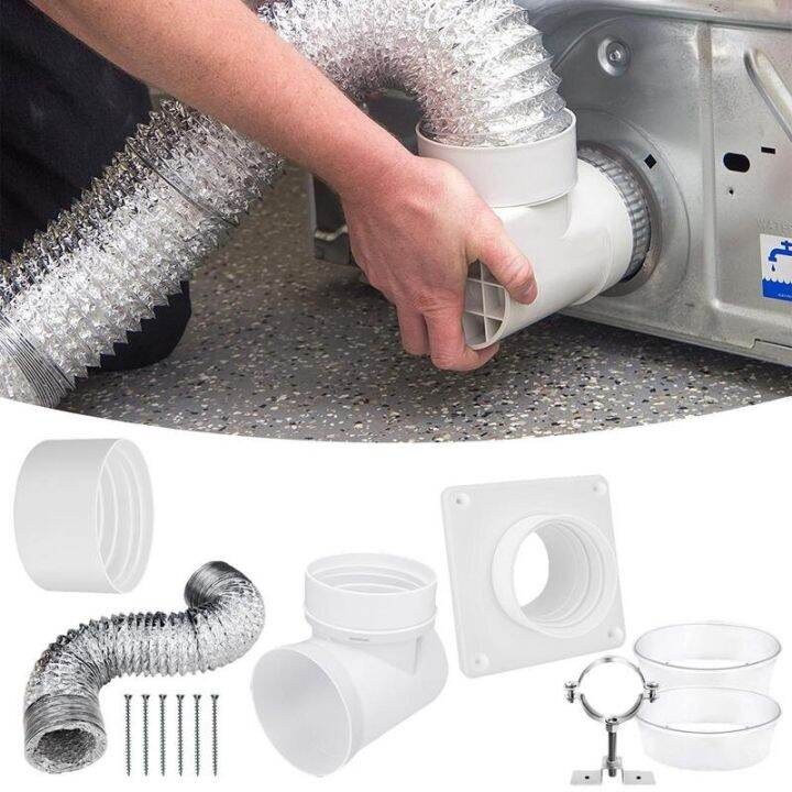 Dryer Vent Elbow Kit Easy Duct Connector With Large Size Design Vent