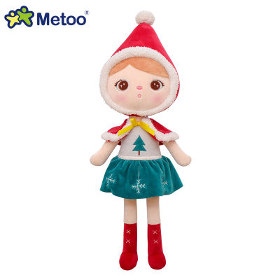 New Design Dolls In Christmas Style Original Metoo Cute Keppel Doll Soft Animals Angela Snowman Toys For Boys And Girls Gift