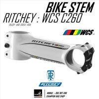 คอแฮนด์จักรยาน สเต็ม RITCHEY WCS C260 WET WHITE STEM 31.8 / -+6° / 100mm. / สีขาวเงา