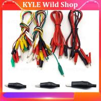 KYLE Wild Shop Alligator Clips Electric Test Lead Cable Pince Crocodile DIY Jumper Wire Electrical Roach Cord Pedal for Multimeter