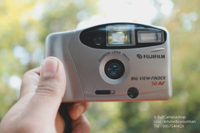 ขายกล้องฟิล์ม Compact Fujifilm 50AF มาพร้อมเลนส์ FIX 29mm Serial 2136977