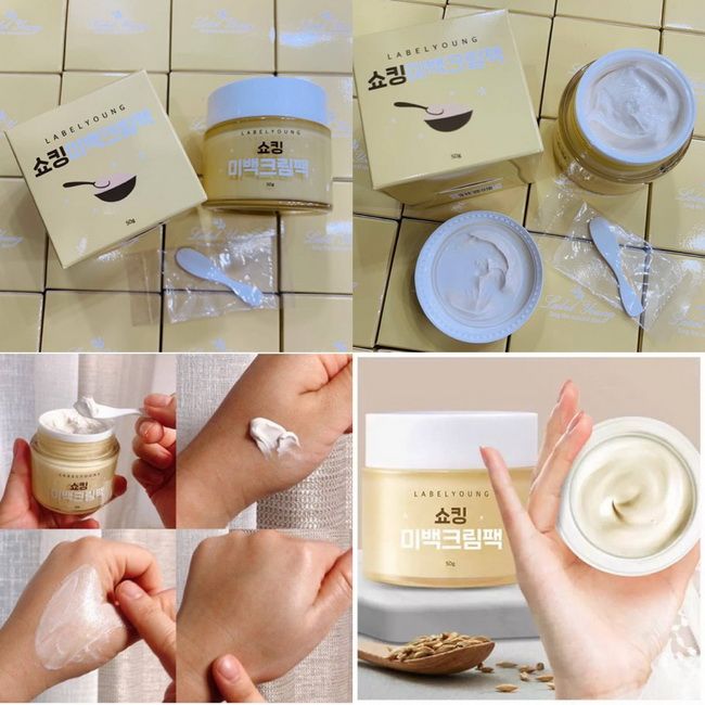 ครีมบำรุงผิว-labelyoung-shocking-whitening-cream-pack-50ml-บำรุงผิวให้-เรียบเนียน-กระจ่างใส-ให้ความชุ่มชื้นแก่ผิว-ด้วยสารสกัดจากรำข้าว-สินค้าพร้อมส่ง