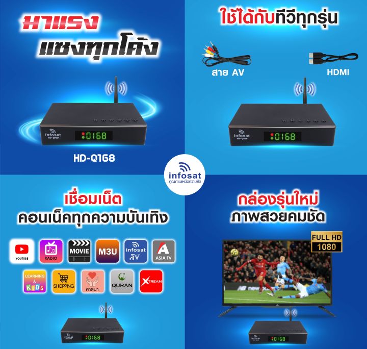 กล่องรับสัญญาณดาวเทียม-อินโฟแซท-infosat-hd-q168-รุ่นใหม่ใช้ได้กับจานทุกระบบ-ku-band-c-band-รับช่อง-top-news-ได้-และช่องดิจิตอลเพื่อการศึกษาfullhd-1080p