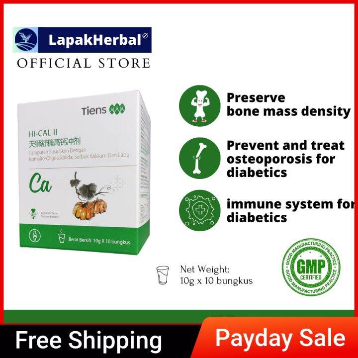 TIENS CALCIUM FOR DIABETIC Specially designed for persons with