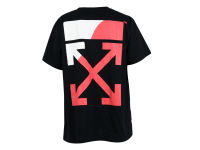 NicefeetTH - OFF-WHITE Oversized Split Logo S/S T-SHIRT (BLACK/RED)