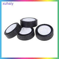 xuhaiy 4pcs 20*8*1.9mm Hollow ยางรถล้อของเล่นรุ่น DIY