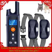 ZZOOI 1000m Dog Training Collar Waterproof Pet Remote Control Dog Collar Safe Electric Shocker Dog Products With Shock Vibration Sound