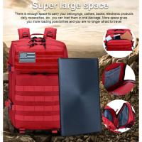 45L Backpack Bag Breathable Heat Dissipation Waterproof Oxford Fabric Outdoor Sports Camouflage Military Fan Hiking