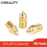 【LZ】bdwvj2 CREALITY 3D 5PCS 0.3/0.4/0.5/0.6/0.8MM Hotend Extruder Brass MK Nozzle for Ender-3 S1 Pro/ Ender-3 Max Ne/Ender-3 V2 Neo/CR-6 SE