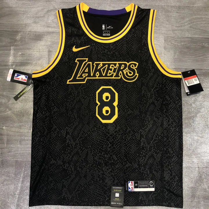 Men's NBA Los Angeles Lakers Kobe Bryant Black 8 24 Authentic Classics ...