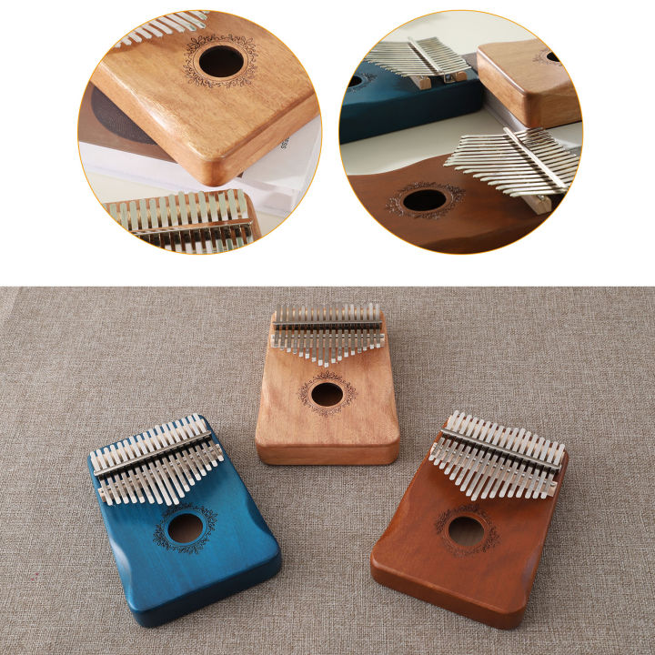 เปียโน-kalimba-thumb-17คีย์-เปียโนนิ้วแบบพกพาของขวัญสำหรับผู้เริ่มต้นและเด็ก