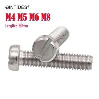 【▼Hot Sales▼】 shepeng99262925 Qintides สกรูหัวชีสมีรู M8 M6 M5 M4สกรูหัวจมสกรูหัวบาก304สแตนเลส