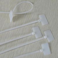 250 PCS 4mm (0.16") * 200mm(7.87") White Cable Wire Zip Ties Self Locking Nylon Mark Cable Tie Cable Management