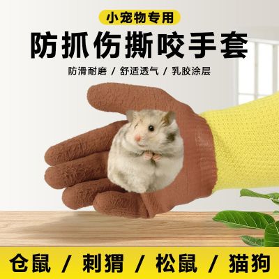 High-end Original Anti-Bite Gloves Unisex Thickened Waterproof Gloves Golden Bear Small Pet Home Protective Gloves Wear-resistant
