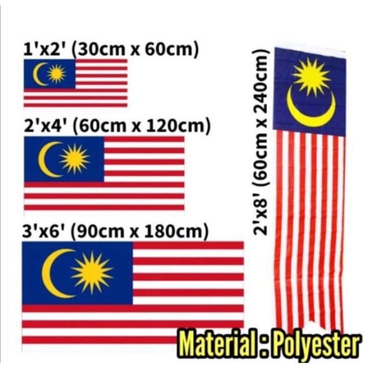 Bendera Flag Malaysia Bendera Malaysia Bendera Pahang Nylon