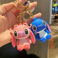 Cute cartoon key pendant domineering tide stitch stitch hang animated cartoon car key chain buckle